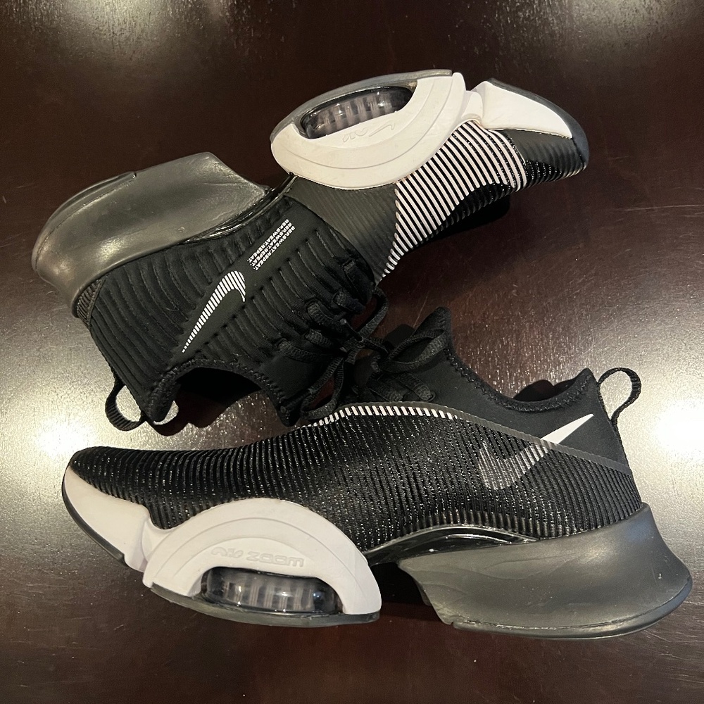 Nike Black and White Athletic Shoes